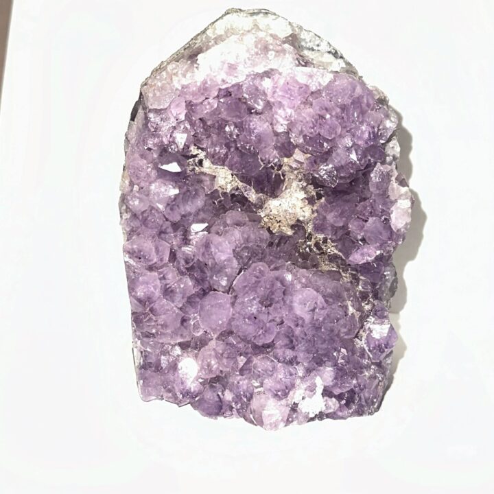 Lavender Amethyst Geode Lamp